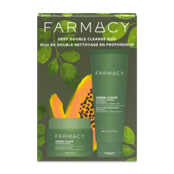 Farmacy 節日限定 深層雙重潔膚組合 HK$249(包括Green Clean 卸妝膏 30ml、Green Clean 泡沫潔面乳 50ml)