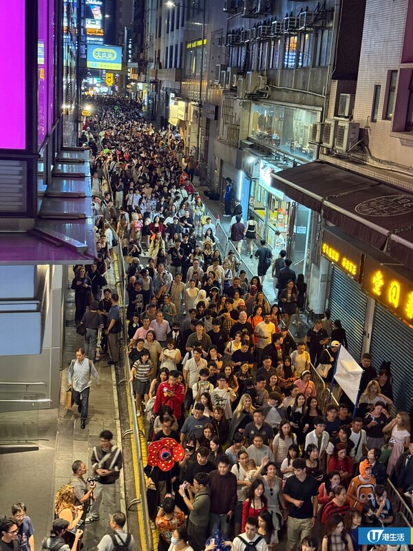 直擊中環蘭桂坊萬聖節人潮洶湧!現場節日氣氛濃厚 市民遊客扮鬼扮馬