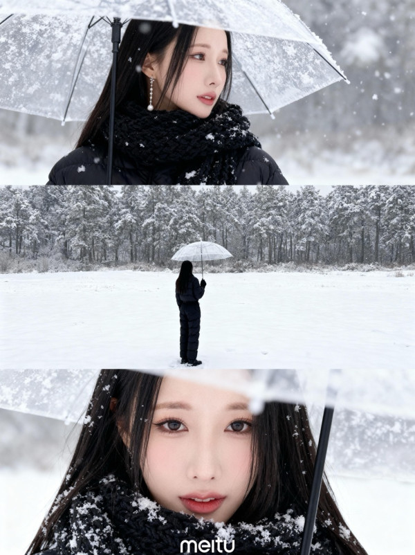 免費零廣告玩AI雪景圖 1優點比美圖秀秀更好玩 揭曉雪景生成指令教學