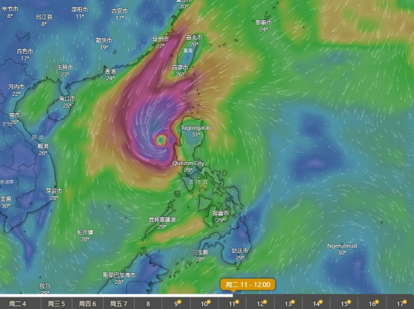 11月打風｜雙颱風「前後腳」接力生成！海鷗料未來數日橫過南海！下周恐再有巨型熱帶氣旋