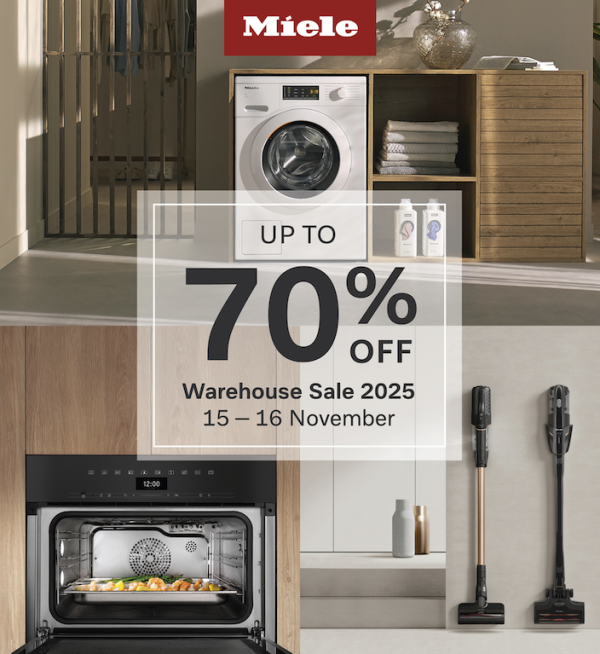 Miele電器開倉低至3折!一連2日!洗衣機/微波爐/吸塵機大劈價