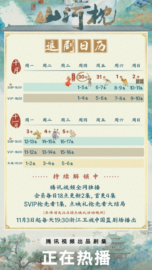 山河枕線上看|大結局追劇日曆/集數更新時間!宋茜丁禹兮禁忌叔嫂戀劇情4大看點+演員陣容