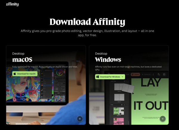 Canva 推旗下設計軟體 Affinity  「完全免費、永久使用」挑戰 Adobe 高價訂閱模式！【附實測教學】