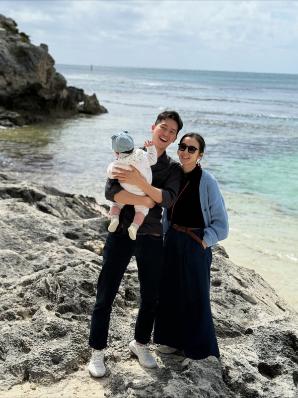 麥明詩一家三口首次外遊飛澳洲!盛勁為罕有公開大量囝囝旅行相