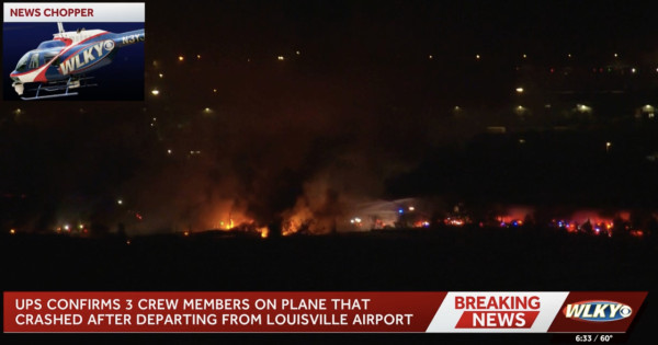 突發！貨機起飛僅升百呎失事墜毀 碎片遍佈火勢猛烈 乘客拍低意外一刻【有片】