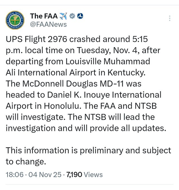 突發！貨機起飛僅升百呎失事墜毀 碎片遍佈火勢猛烈 乘客拍低意外一刻【有片】