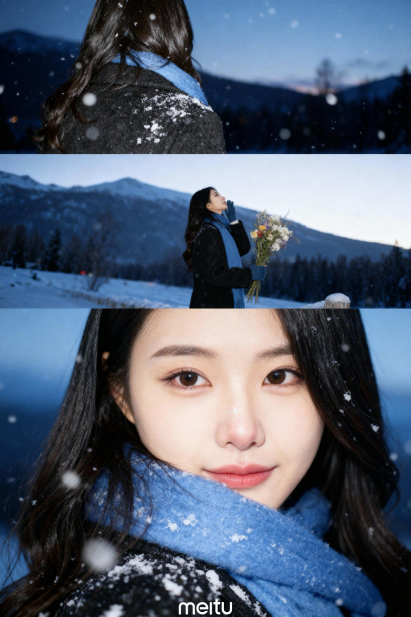 免費零廣告玩AI雪景圖 1優點比美圖秀秀更好玩 揭曉雪景生成指令教學