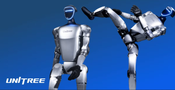 國產宇樹科技機器人「百厭星」蝦碌影片瘋傳 最後一幕上演人機摔跤