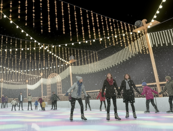 聖誕冰雪樂園荃灣登場！1,500呎戶外飄雪溜冰場/兒童雪地碰碰車