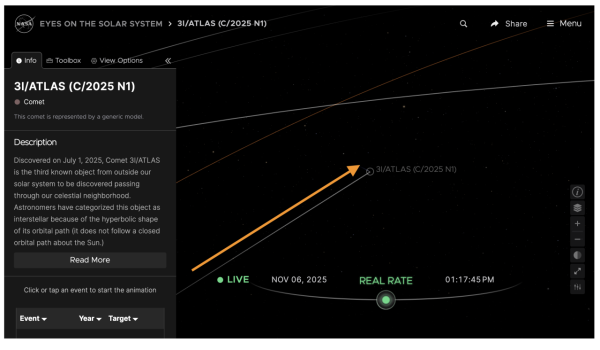 6個科學家無法解釋的異象 網上熱爆討論「3I/Atlas」 史上最詭異天體？還是外星飛船？