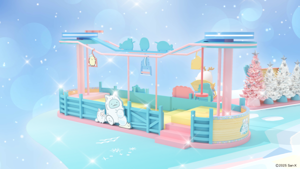 角落小夥伴置身白色聖誕！巨型毛絨充氣白熊+必玩極地飛索/冰極滑梯