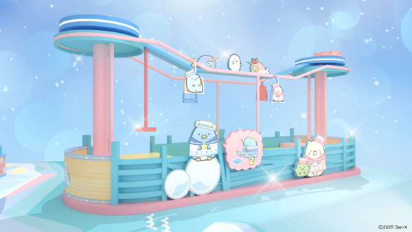 角落小夥伴置身白色聖誕！巨型毛絨充氣白熊+必玩極地飛索/冰極滑梯