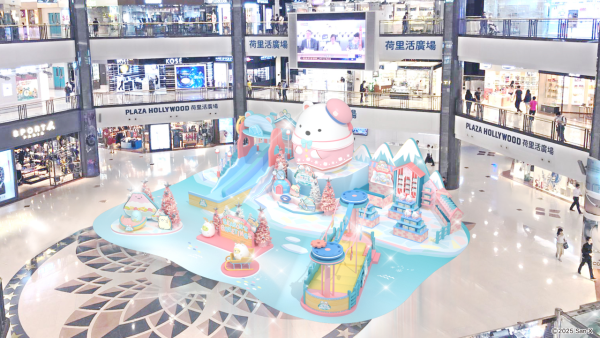 角落小夥伴置身白色聖誕!巨型毛絨充氣白熊+必玩極地飛索/冰極滑梯