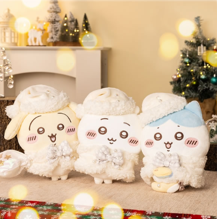 日本Chiikawa聖誕新品登場！小可愛們化身禮物、Ode雪人達摩公仔 附發售詳情 