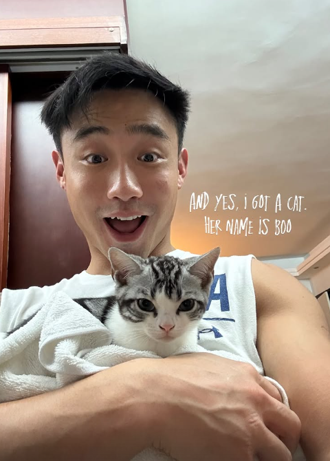 42歲阿Sa蔡卓妍被爆新戀情撻著大隻健身教練！靚仔男友抱貓傳情姐弟戀意外洩蜜