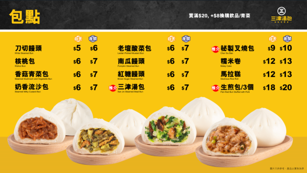 三津湯包推$1脆爆生煎包!一連11日 每日2間分店供應!