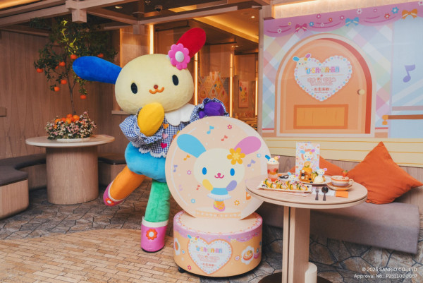 全港首間Sanrio Usahana主題餐廳！2款期間限定套餐 必打卡立體剪裁海報+Usahana芭蕾球！