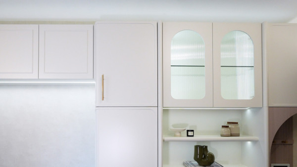 28萬全屋裝修 422呎法式奶油風康城2房單位 1設計防止新生嬰兒/毛孩撞親