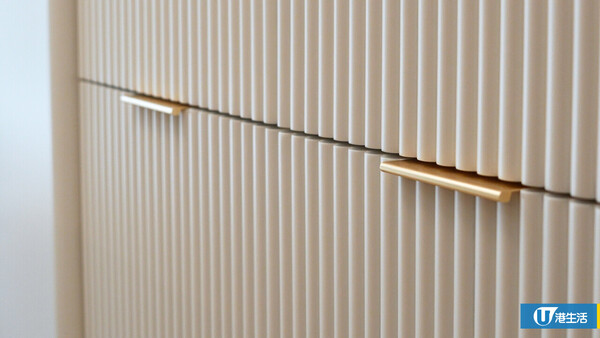 28萬全屋裝修 422呎法式奶油風康城2房單位 1設計防止新生嬰兒/毛孩撞親