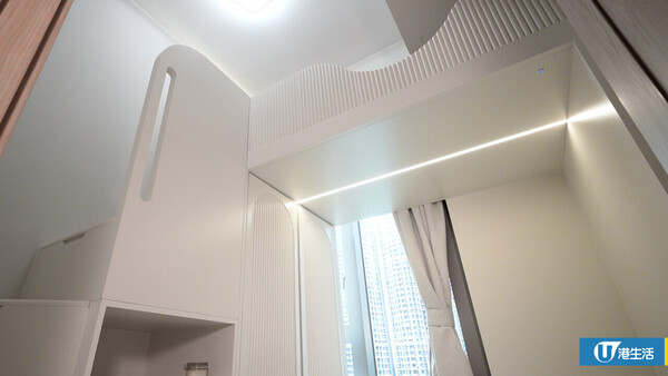 28萬全屋裝修 422呎法式奶油風康城2房單位 1設計防止新生嬰兒/毛孩撞親