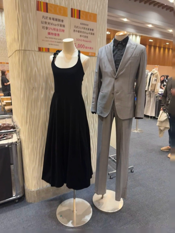 銅鑼灣ARMANI大減價！一連5日！男女裝低至3折！萬元名牌西裝都有減