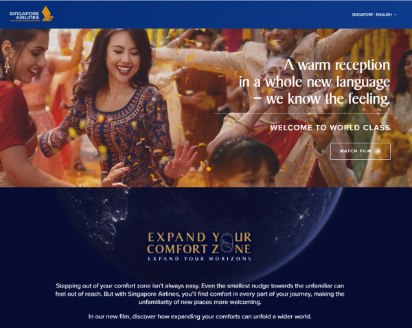 照片來源：新加坡航空官方網站