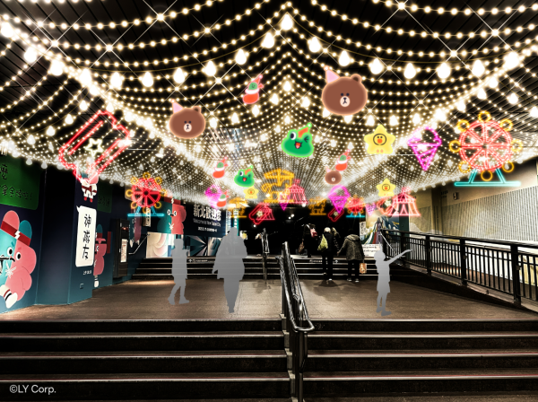 LINE FRIENDS登陸台北!2025聖誕新北耶誕城10亮點 板橋車站變身歐洲童話村
