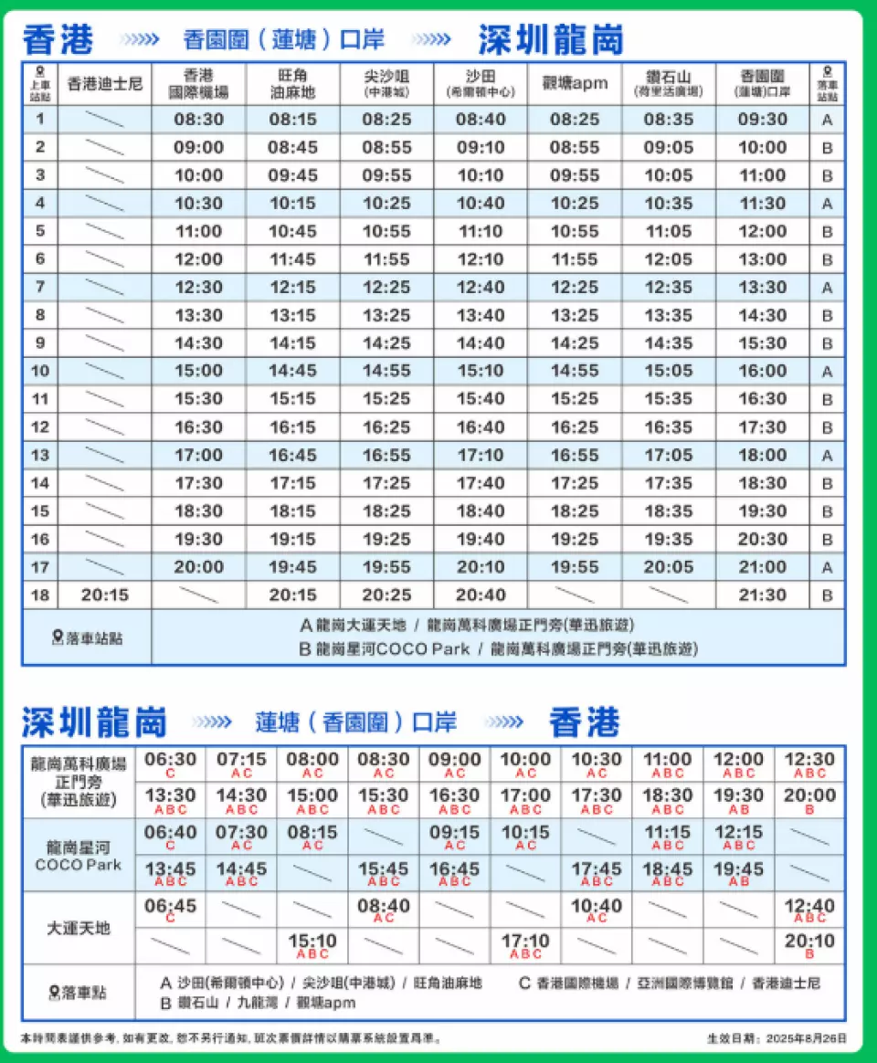 永東北上直通巴優惠 $11買$40現金券！跨境上深圳 蓮塘/萬象城/東門老街低至47折