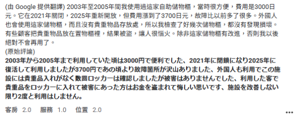 圖片來源：Google評論