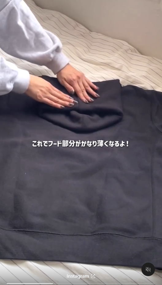 轉季必學｜連帽衛衣「正確摺法」曝光！服裝店員教1招慳位：平時咁摺係錯嘅