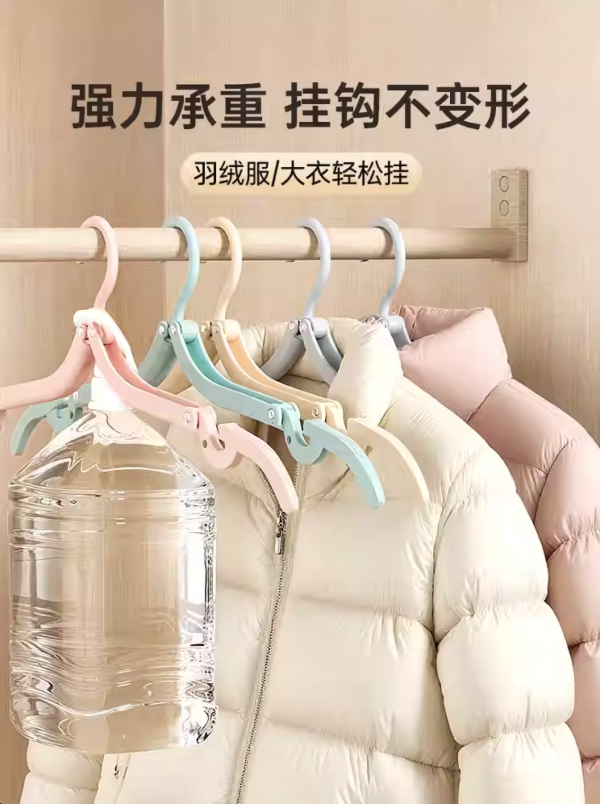 折疊衣架。圖片來源:淘寶@巴迪高旗舰店 折疊衣架。圖片來源:淘寶@巴迪高旗舰店