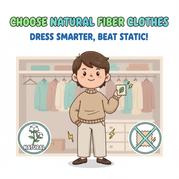 轉季靜電|成日被「電」到啪啪聲?即學8招「斷電神技」:原來著錯衫!