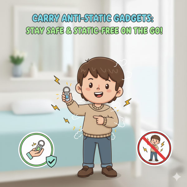 轉季靜電|成日被「電」到啪啪聲?即學8招「斷電神技」:原來著錯衫!