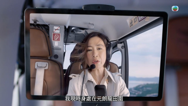 新聞女王2｜佘詩曼搏命演出坐直升機高空開門拍攝 花絮曝光八層樓高示範專業演員極致