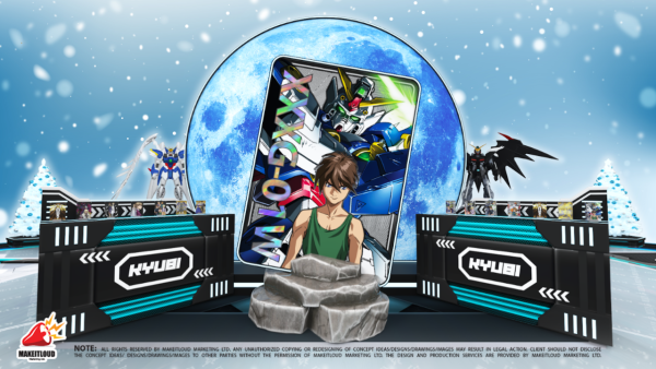 荃新天地《KYUBI X MOBILE SUIT GUNDAM Christmas 2025》（圖片由主辦單位提供）