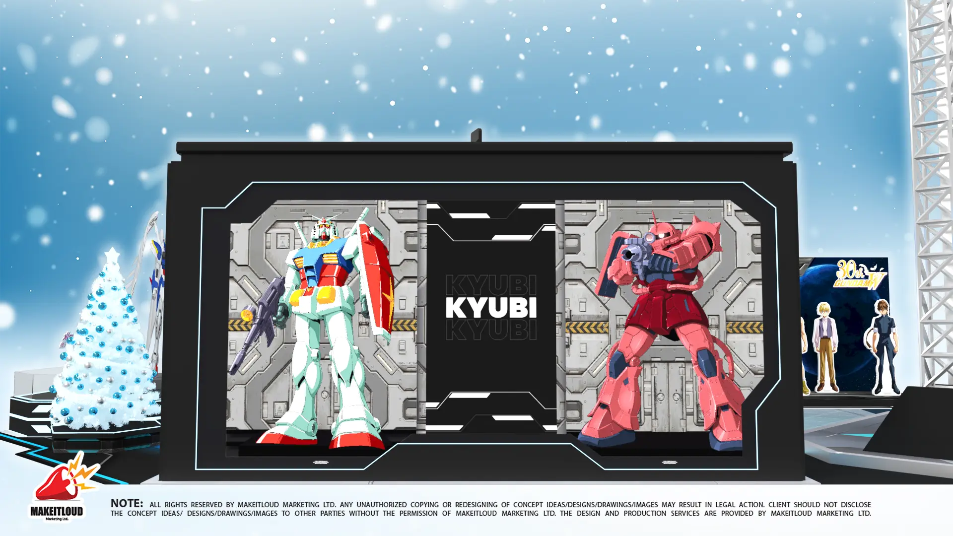 男人的浪漫！初代高達 RX-78-2 登陸荃新天地 KYUBI 聯乘 Gundam Wing 30 周年聖誕展【附限定精品清單】