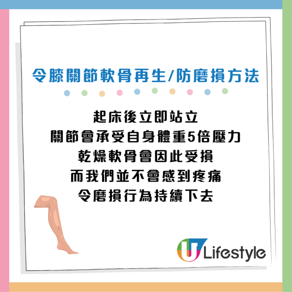 30歲膝蓋就退化？9成港人中招！醫生教一招「無痛甩腳法」助軟骨再生防磨損