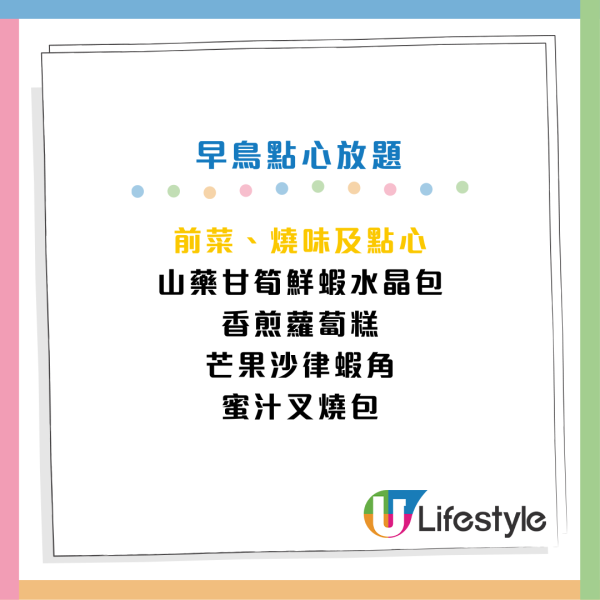 尖沙咀凱悅酒店點心放題買2送2 人均$264！2小時任食點心 叉燒、蝦餃皇、肥牛伊麵