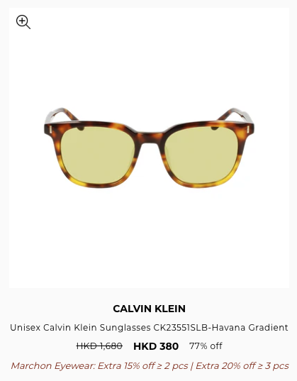 名牌眼鏡開倉低至15折！$280買Calvin Klein/Dkny太陽眼鏡！Longchamp一律$430