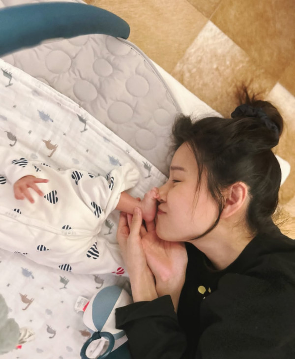 黃翠如蕭正楠激罕公開仔仔正面樣新相 眼仔碌碌超精靈似足媽媽高顏值