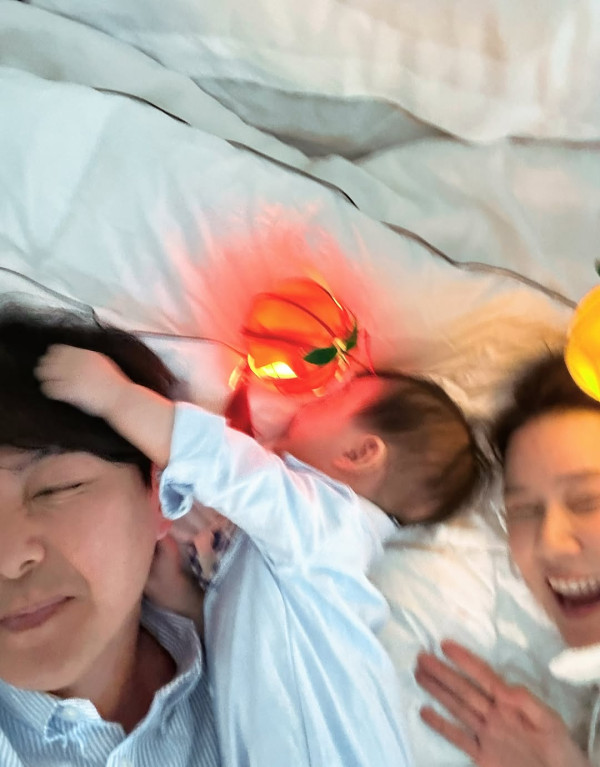 黃翠如蕭正楠激罕公開仔仔正面樣新相 眼仔碌碌超精靈似足媽媽高顏值