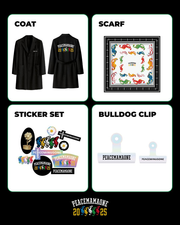 MAMA頒獎禮特別推出GD聯名周邊！ 一系列小雛菊衛衣/模型/CAP帽