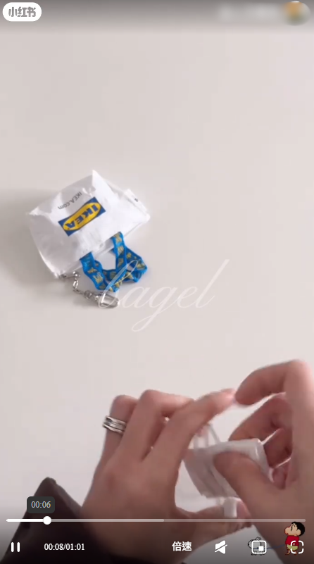 IKEA小廢包唔廢？網民實測「極限收納」一次裝到9樣嘢：原來係百寶袋