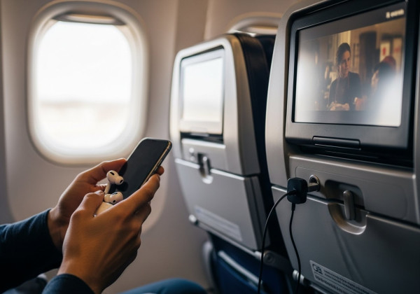 搭飛機用 AirPods 睇戲？  原來要加「呢個配件」！  專家教你飛機上用藍牙耳機秘技
