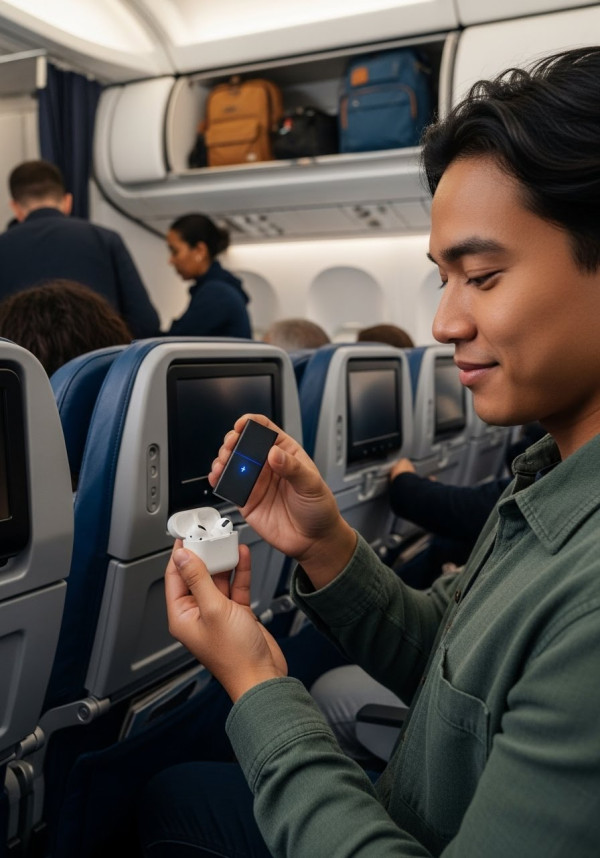 搭飛機用 AirPods 睇戲？  原來要加「呢個配件」！  專家教你飛機上用藍牙耳機秘技