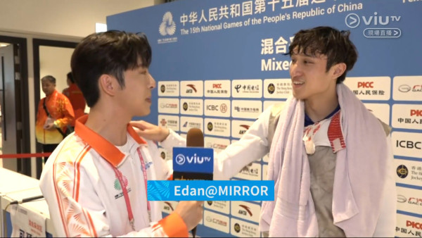 全運會|呂爵安訪問蔡俊彥遭瘋狂窒爆「你走音係咪成日唔開心」Edan表情秒變成焦點