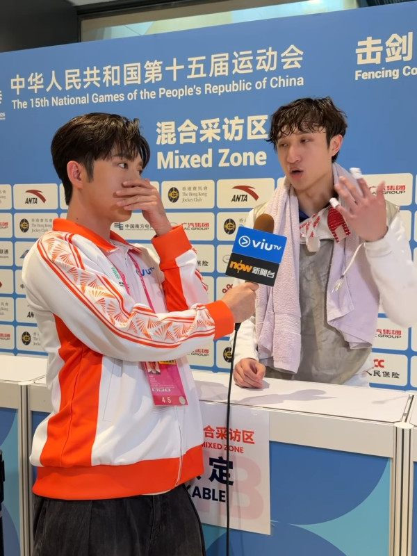 全運會｜呂爵安訪問蔡俊彥遭瘋狂窒爆「你走音係咪成日唔開心」Edan表情秒變成焦點