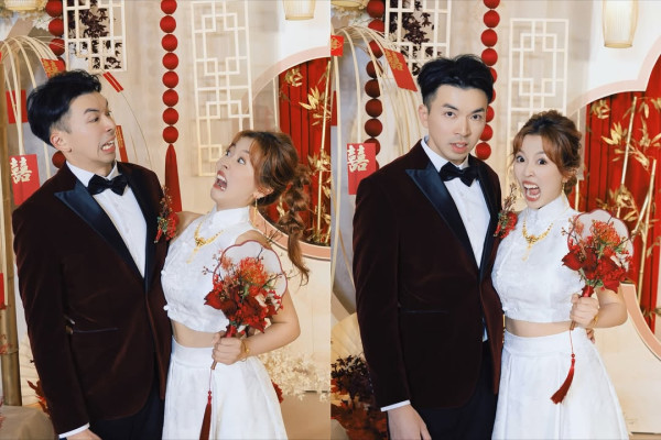 29歲女藝人IG低調公布婚禮相報喜！甜晒老公合照：「已經完成中式婚禮」
