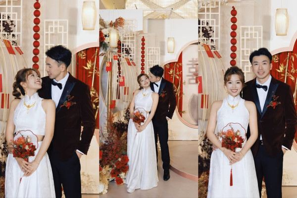 29歲女藝人IG低調公布婚禮相報喜！甜晒老公合照：「已經完成中式婚禮」