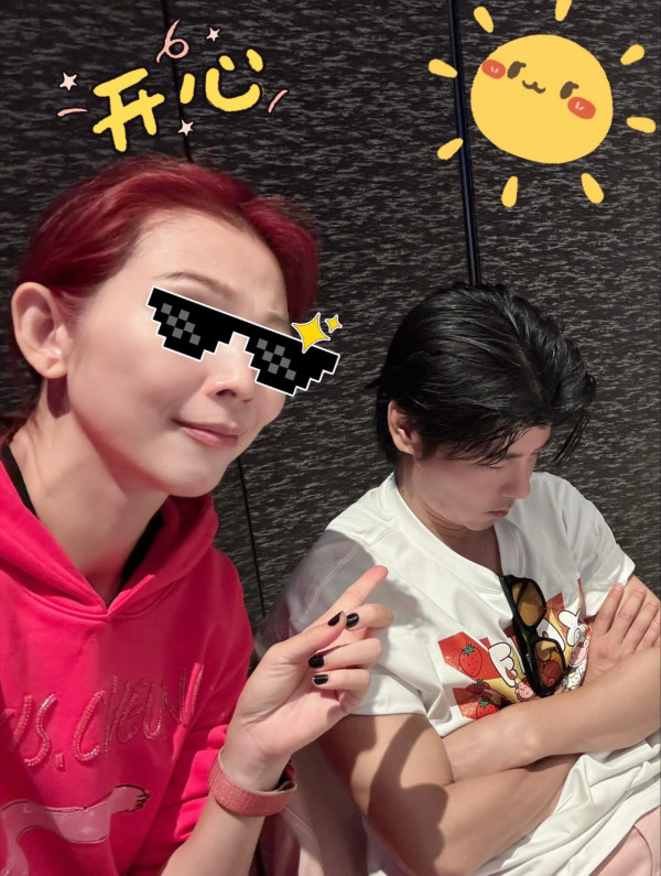 蔡少芬14歲大女13歲二女顏值暴風飆升！母女超似樣惹驚呼︰複製版蔡少芬